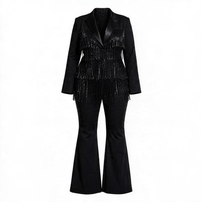 Sparkle Fringe 2-Piece Suit