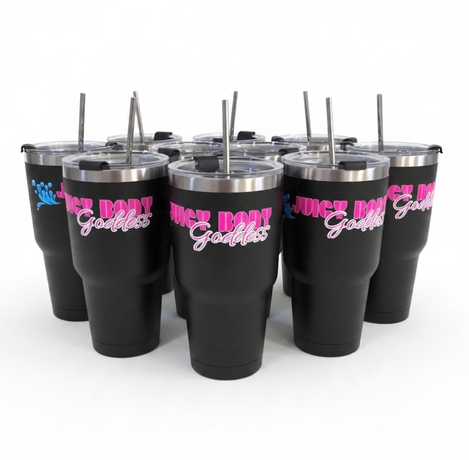 Juicy Body Goddess Signature Tumbler - Sip Big. Stay Juicy.