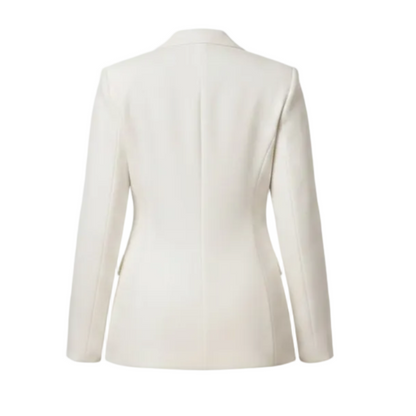 White blazer on white background (back)