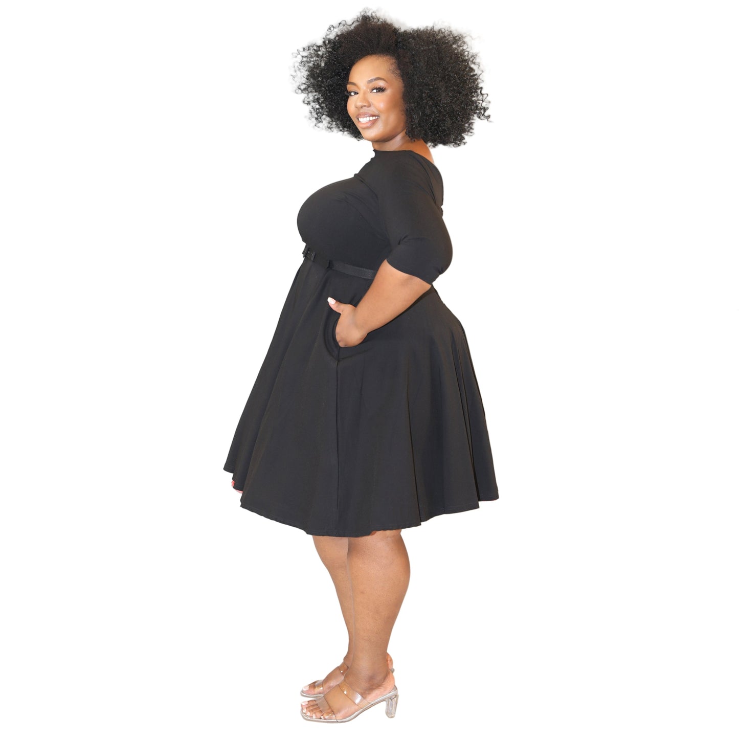 knee length dresses for ladies Juicy Swing Dress – Juicy Body Goddess