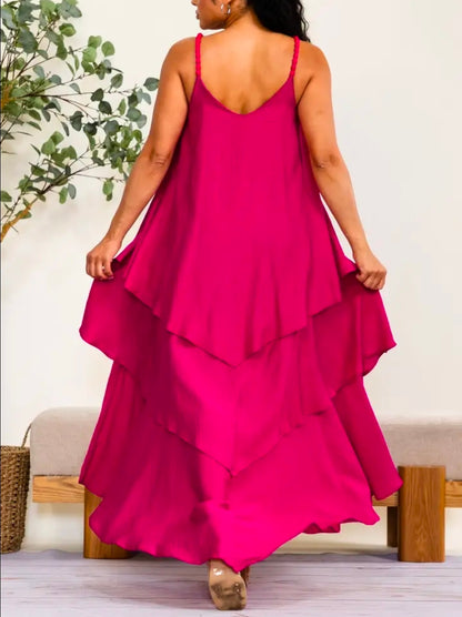 Drama in Layers Maxi Dress