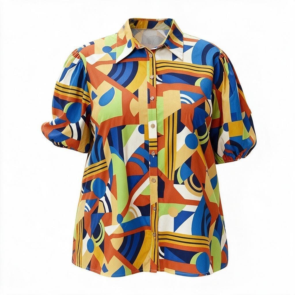 Color Play Button-Down Shirt
