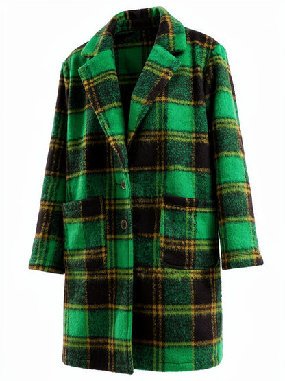 Juicy Plaid Felted Blazer