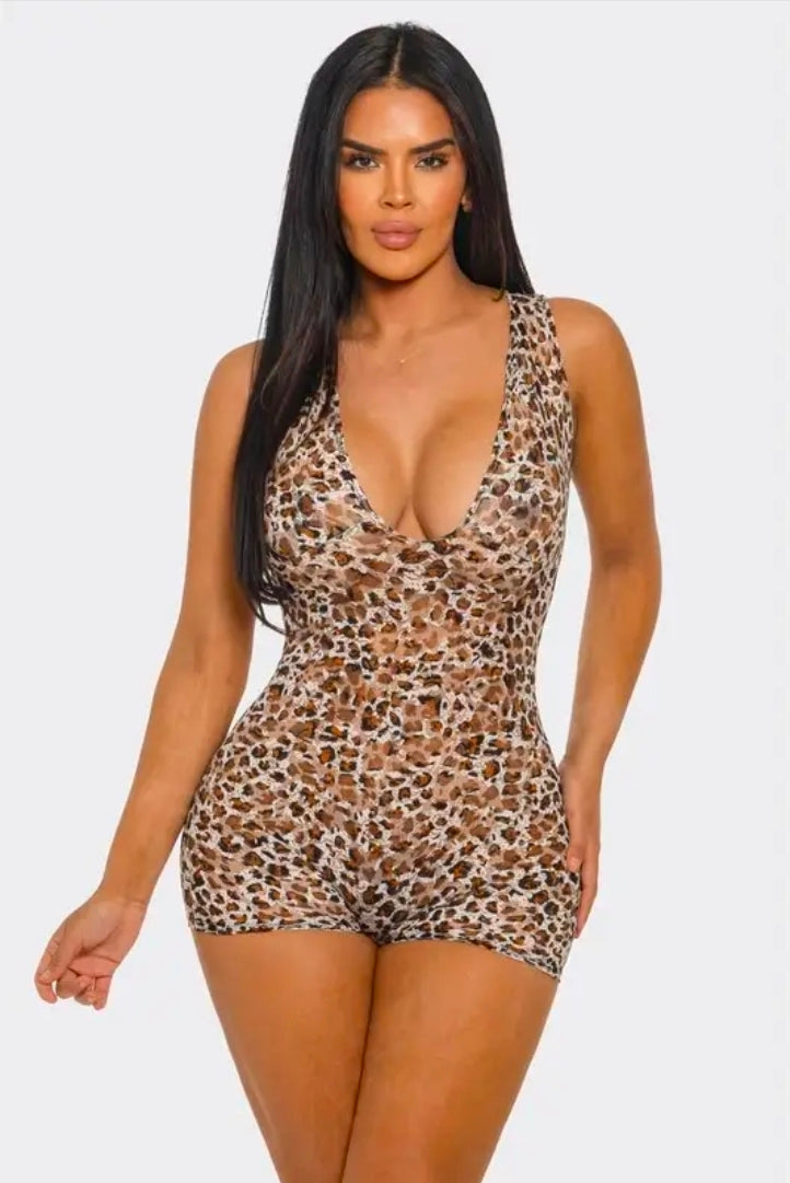 Midnight Temptation Lace Romper