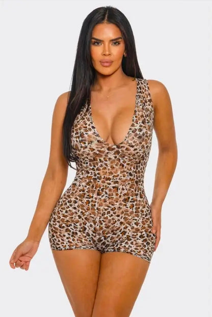 Midnight Temptation Lace Romper