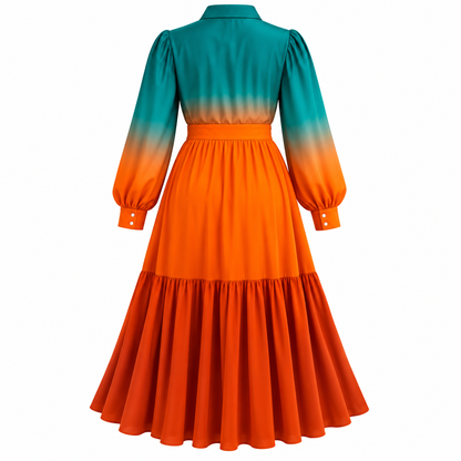Painted Sunset Dress