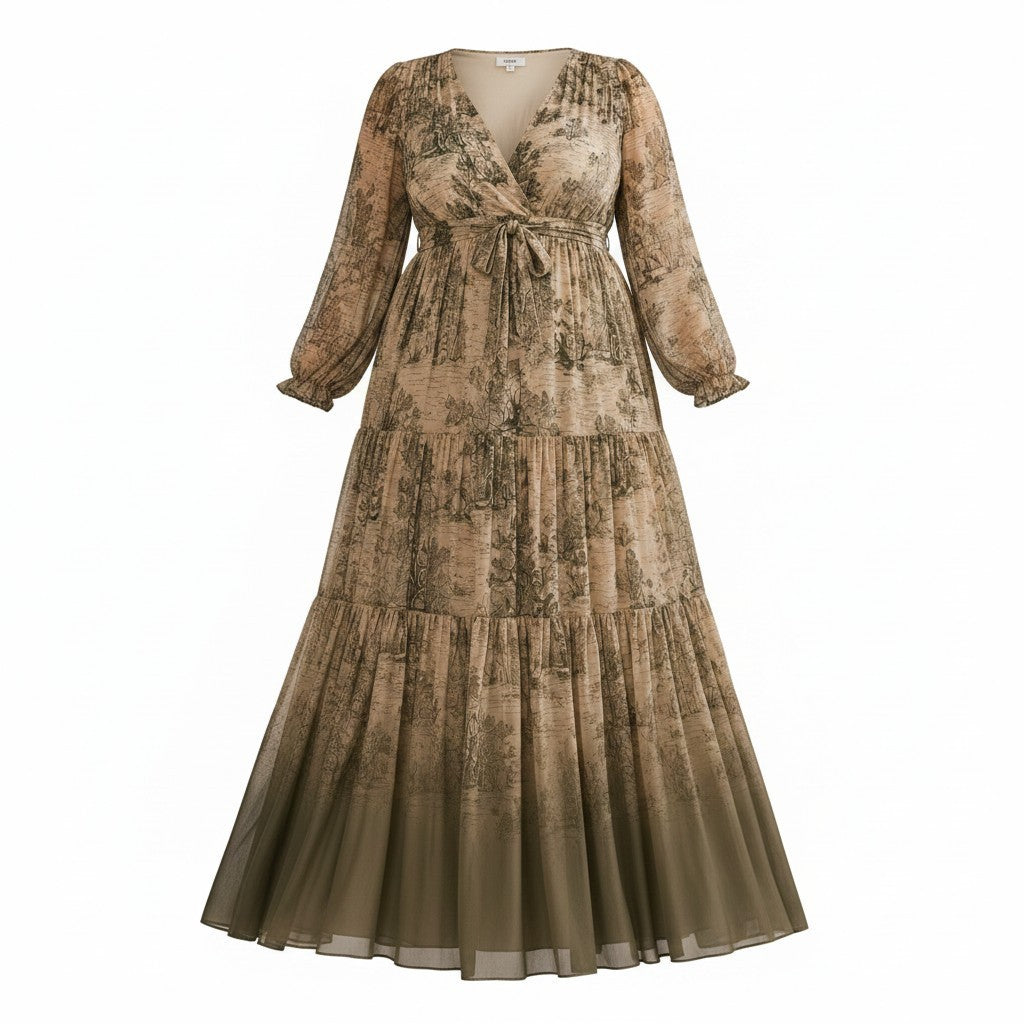 Goddess in the Garden Maxi Dress