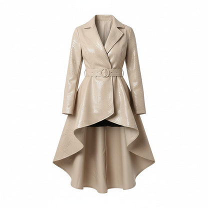 Croc High-Low Coat