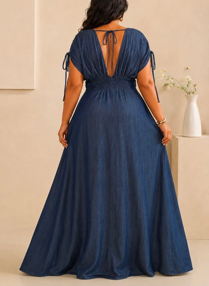 Denim Dreams Maxi Dress