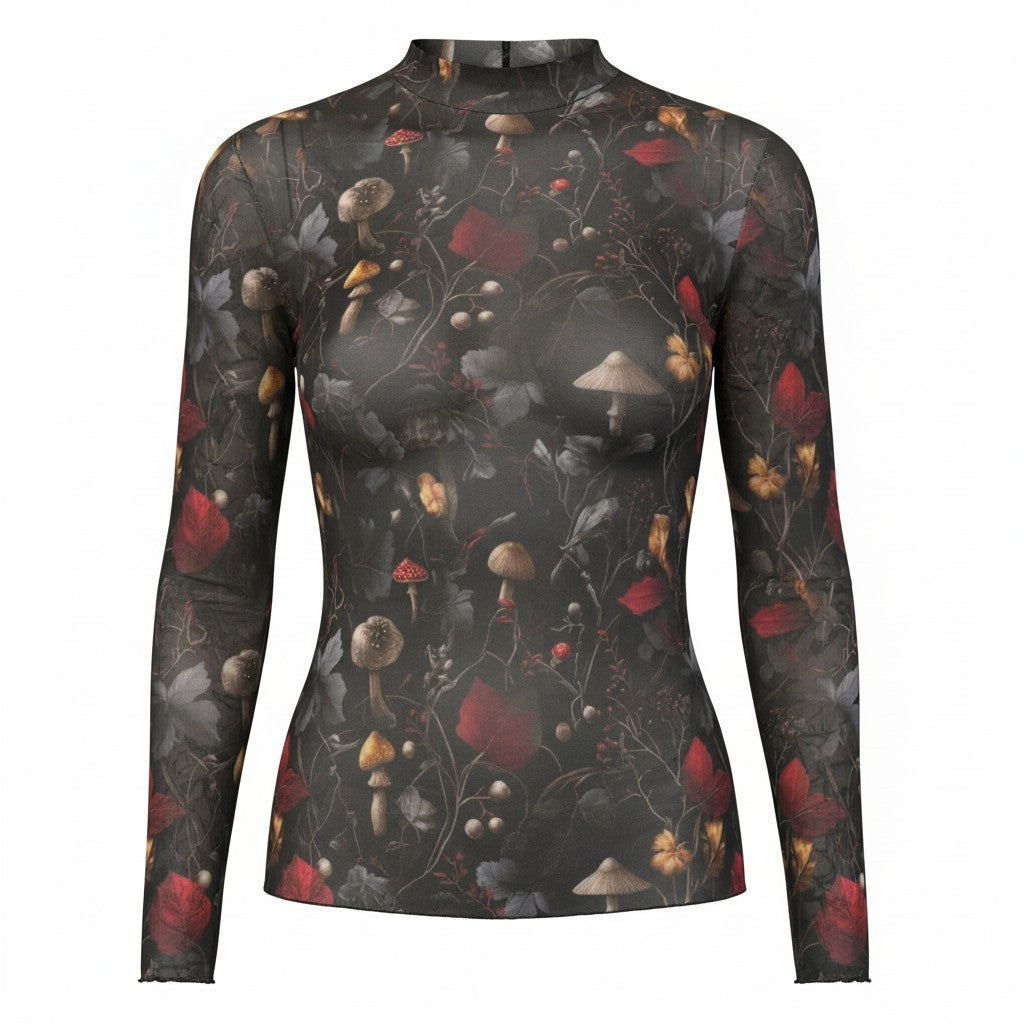 Spooky Mesh Top