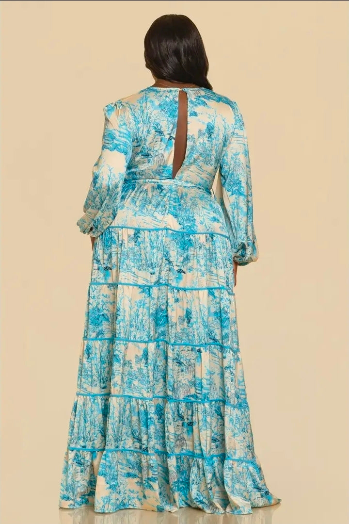 Sunday in Santorini Maxi Dress