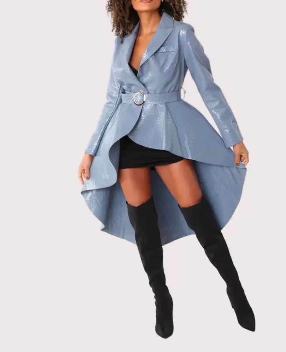 Croc High-Low Coat