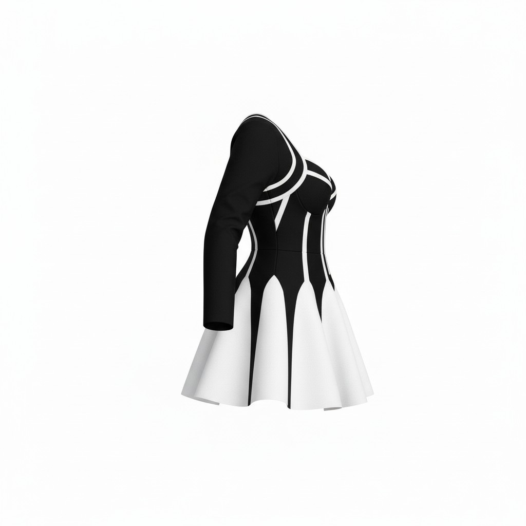 Hourglass Illusion Mini Dress