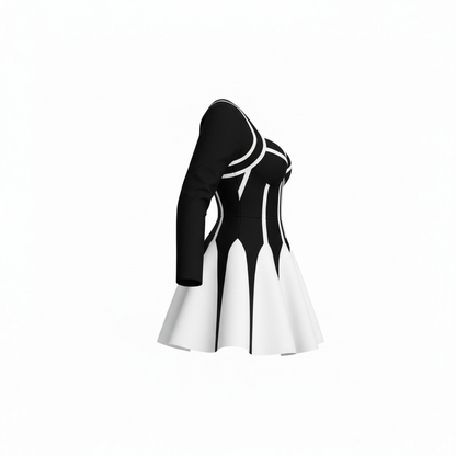 Hourglass Illusion Mini Dress