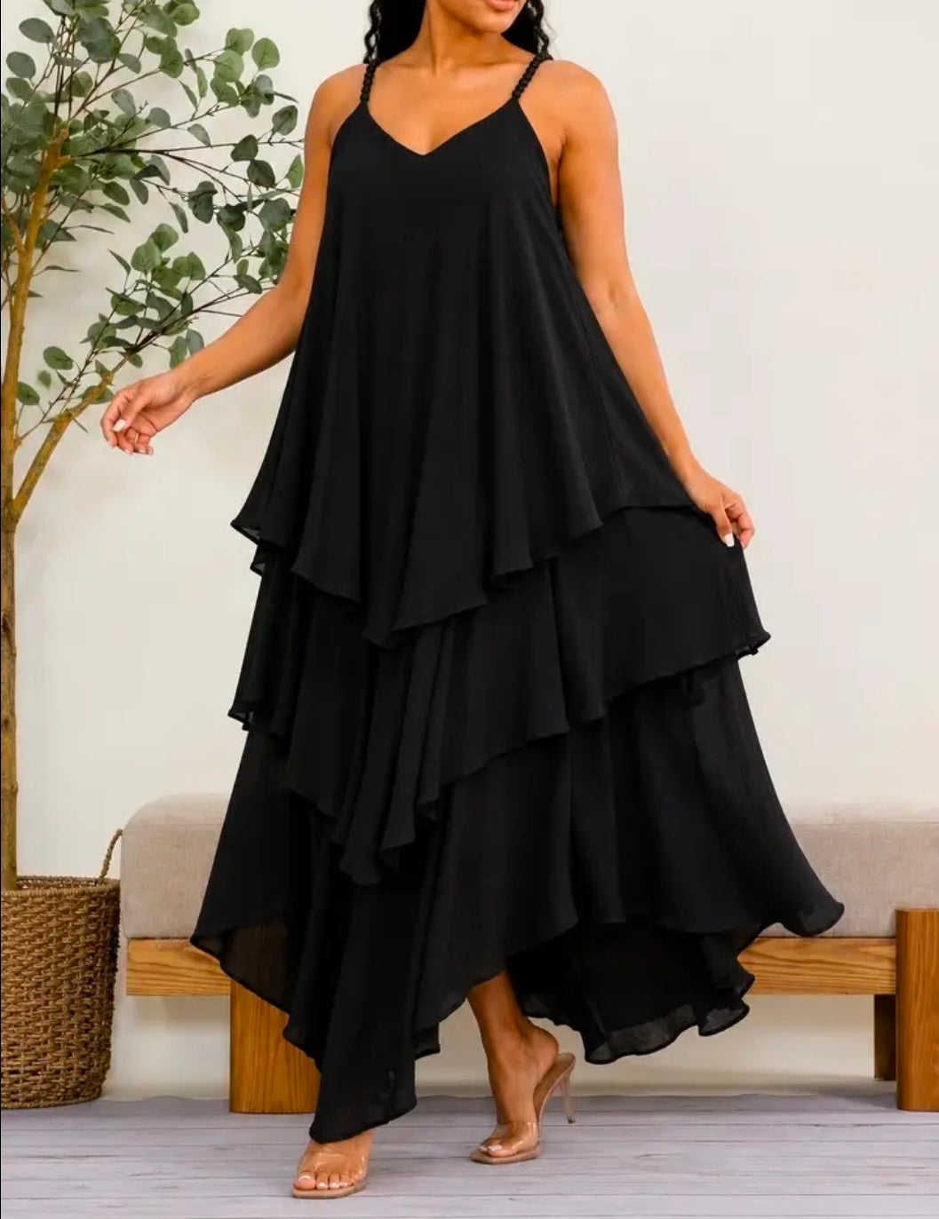 Drama in Layers Maxi Dress