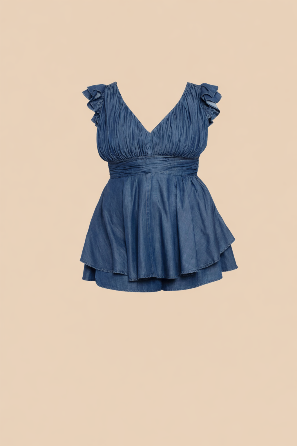 Soft Ruffle Romance Romper