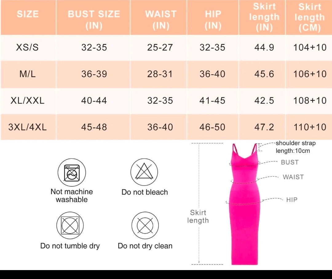 Confidence Control | Adjustable Strap Contour Dress