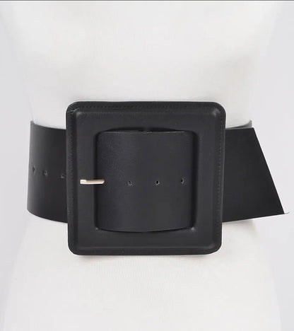 Faux Leather Plus Size Waist Belt