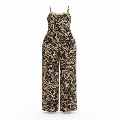 Tropical Escape Wide-Leg Jumpsuit