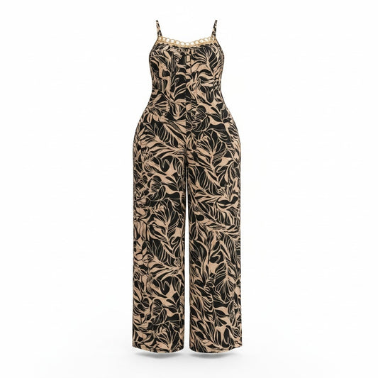 Tropical Escape Wide-Leg Jumpsuit