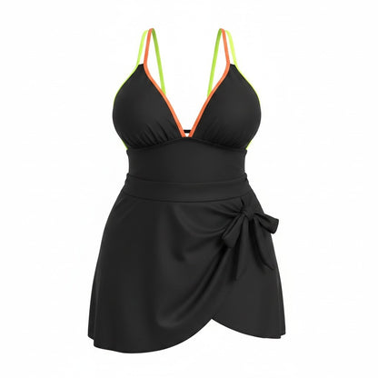 Neon Nights Swim Dress
