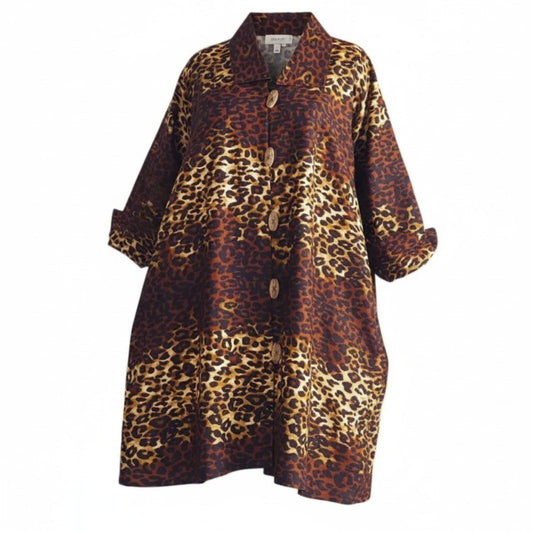 Wild Side Button-Up Dress