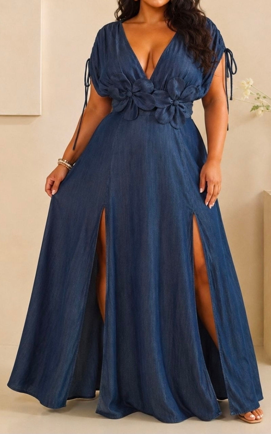 Denim Dreams Maxi Dress