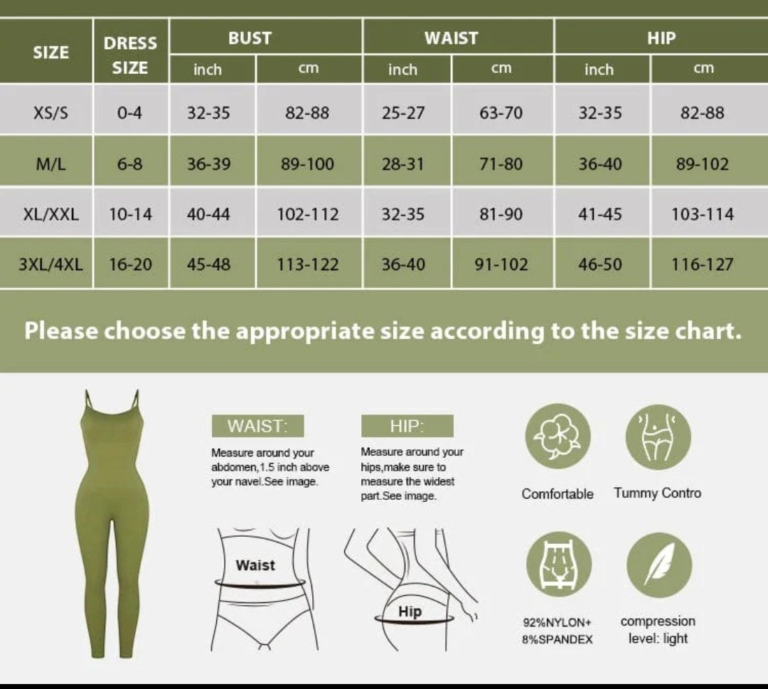 Confidence Control | Sculpting Thin Strap Catsuit