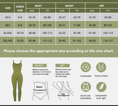 Confidence Control | Sculpting Thin Strap Catsuit