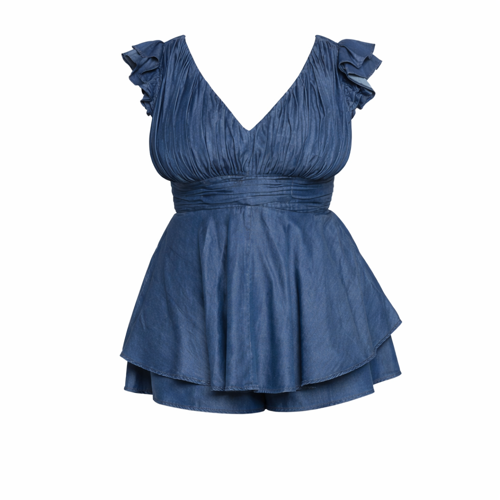 Soft Ruffle Romance Romper