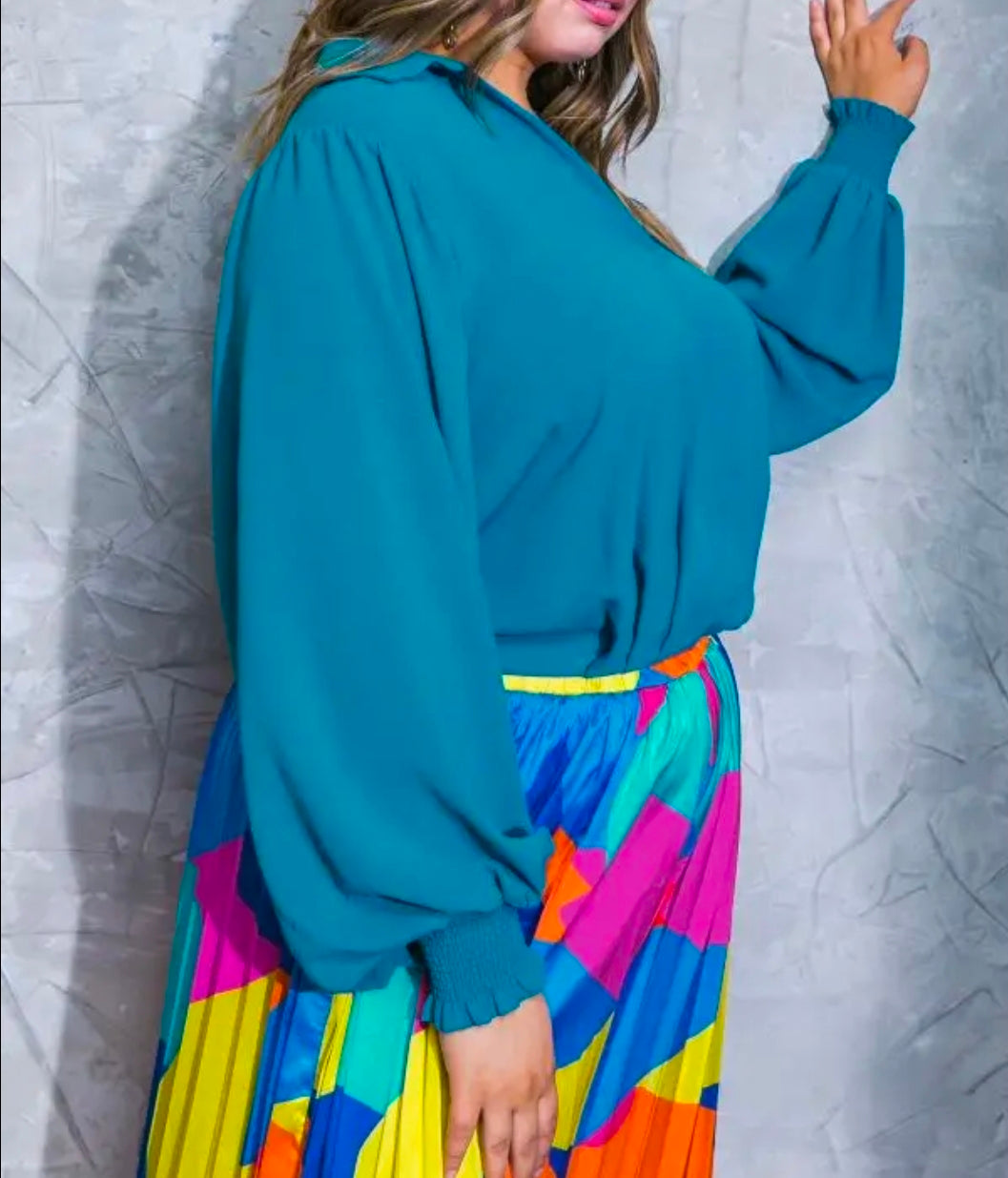 Teal Me Something Blouse