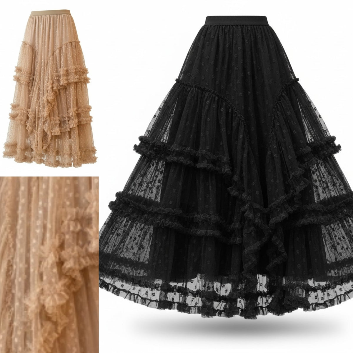 Ruffle Romance Maxi Skirt