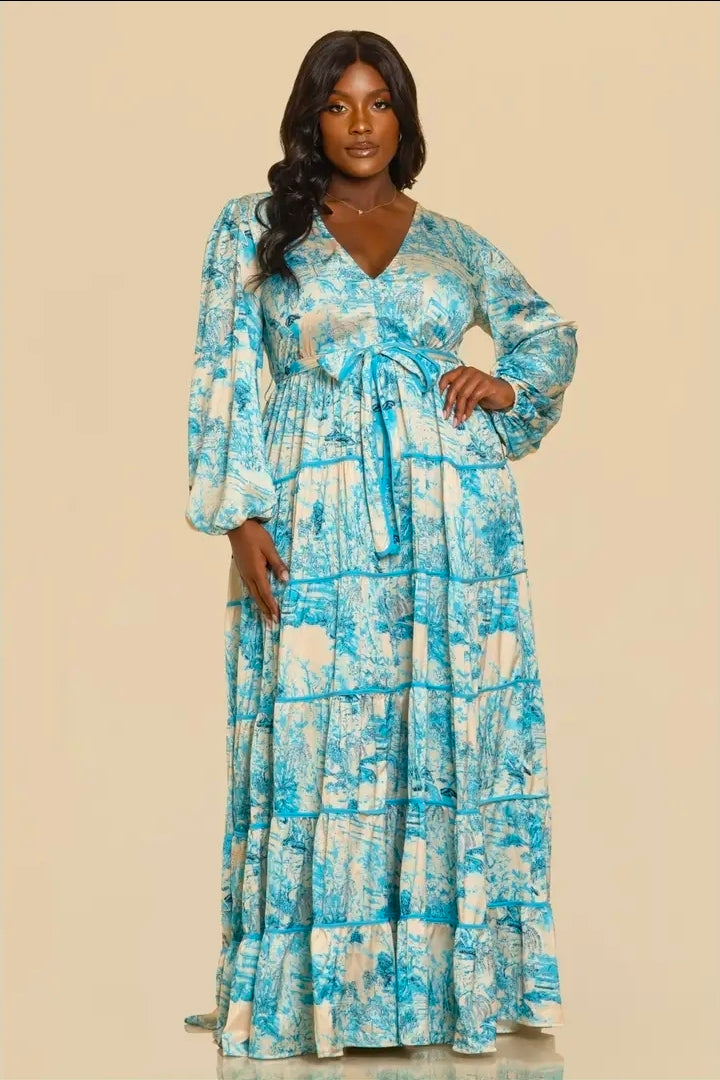 Sunday in Santorini Maxi Dress