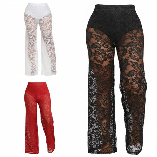 Lace Allure Flare Pants