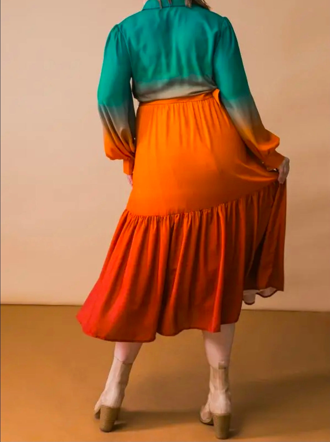 Painted Sunset Dress