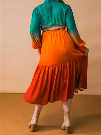 Painted Sunset Dress