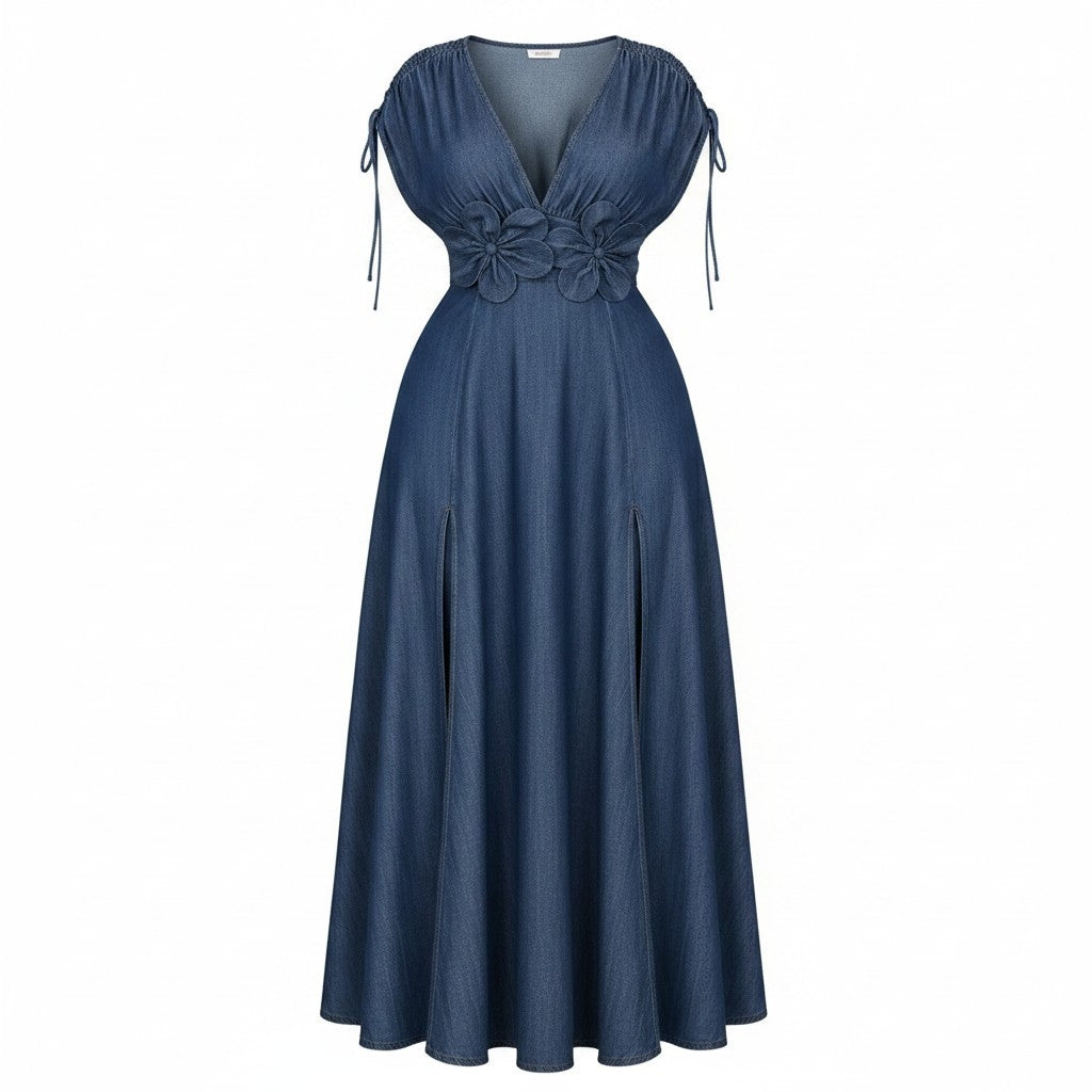 Denim Dreams Maxi Dress