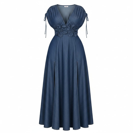 Denim Dreams Maxi Dress
