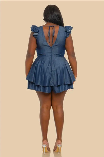 Soft Ruffle Romance Romper