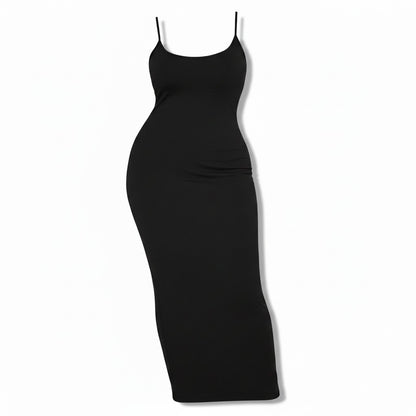Second Skin Ribbed Maxi Dress