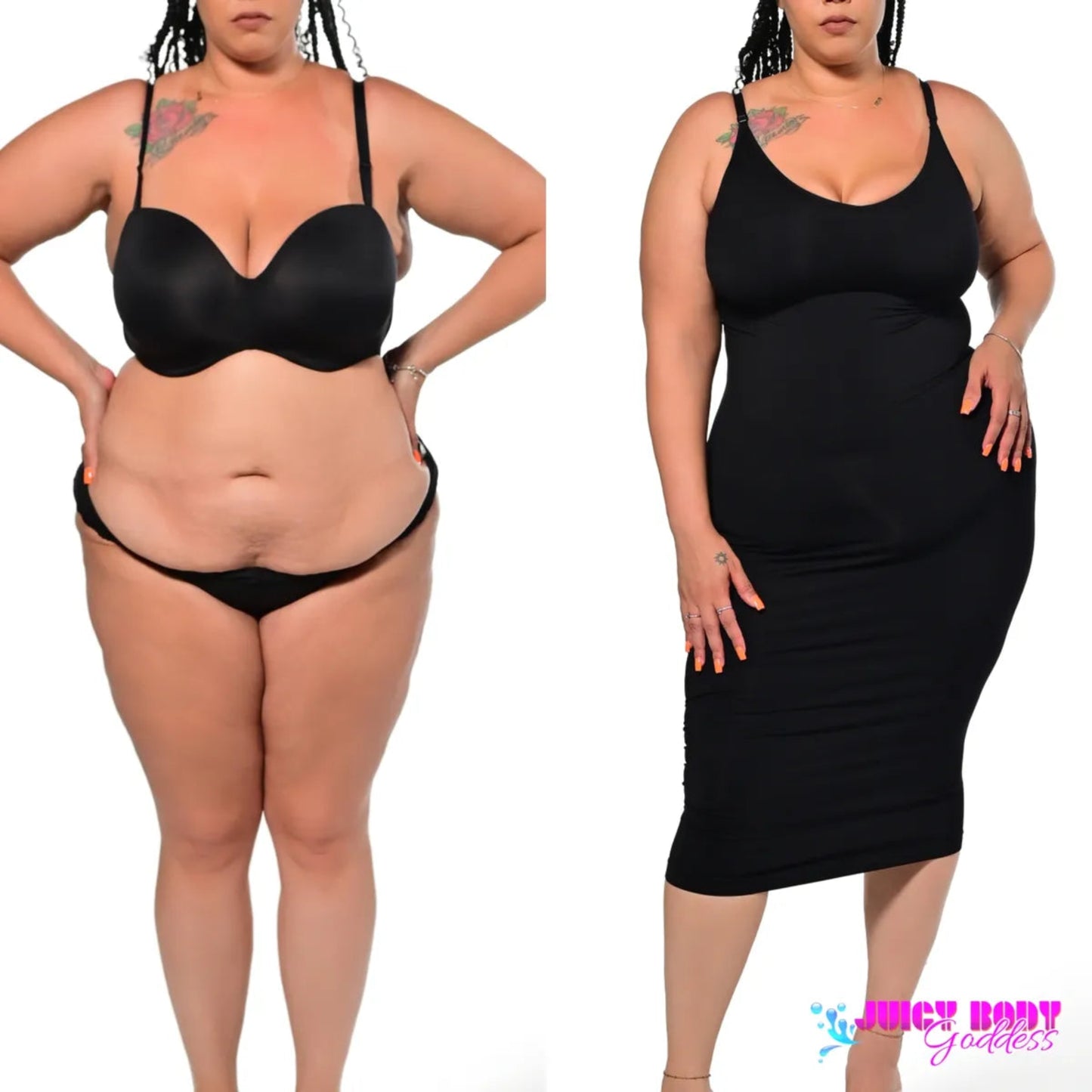 Confidence Control | Adjustable Strap Contour Dress